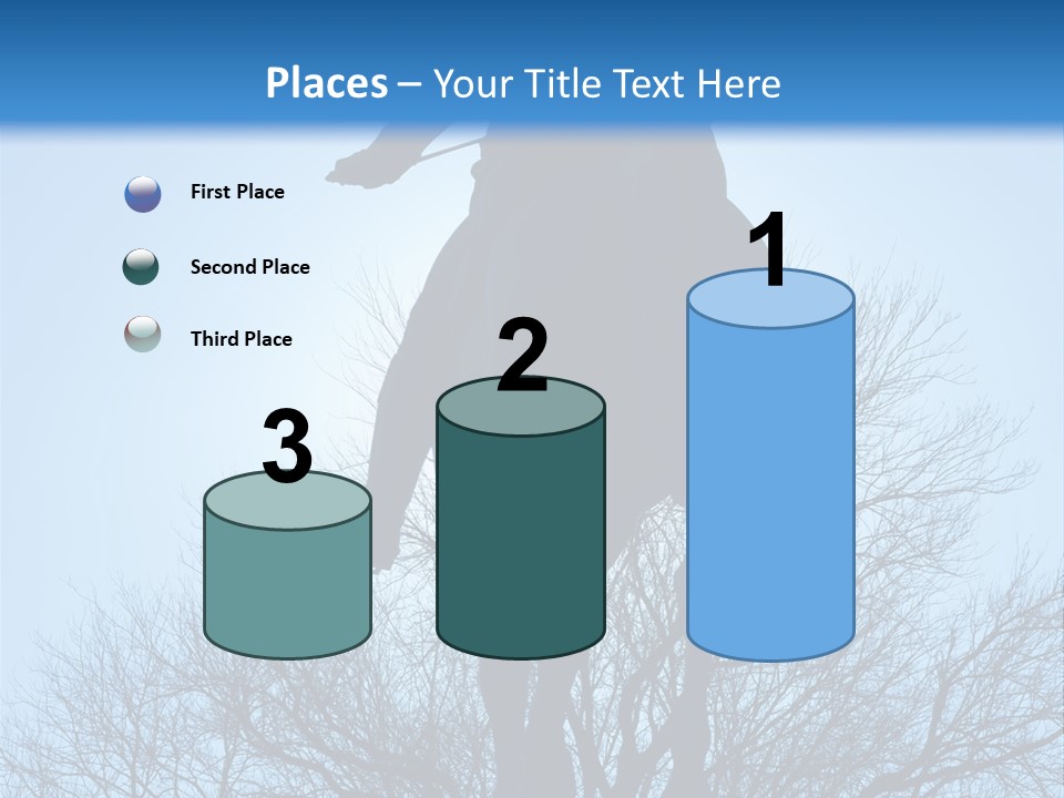 Skyline Washington Backlit PowerPoint Template