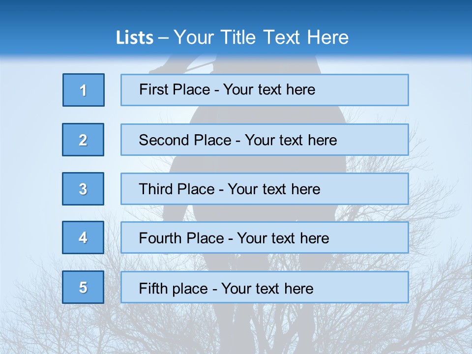 Skyline Washington Backlit PowerPoint Template