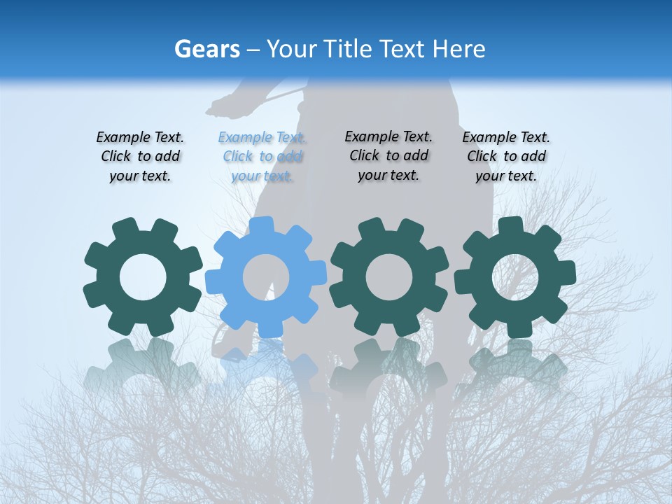 Skyline Washington Backlit PowerPoint Template