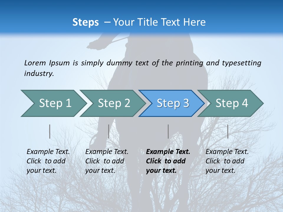 Skyline Washington Backlit PowerPoint Template