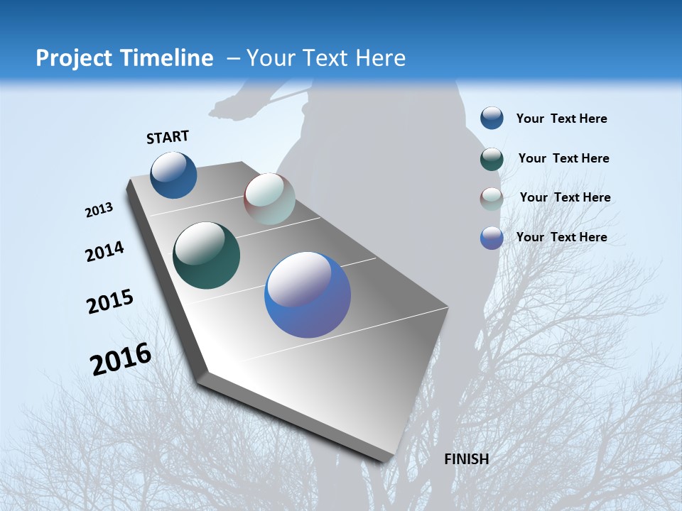Skyline Washington Backlit PowerPoint Template