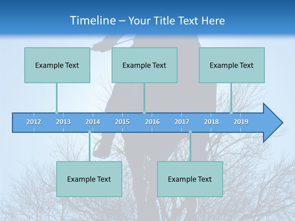 Skyline Washington Backlit PowerPoint Template