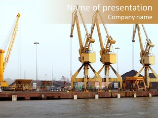 Carrier Transportation Industry PowerPoint Template