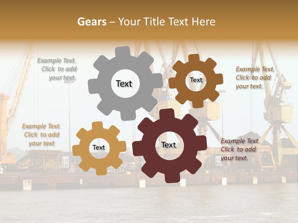 Carrier Transportation Industry PowerPoint Template