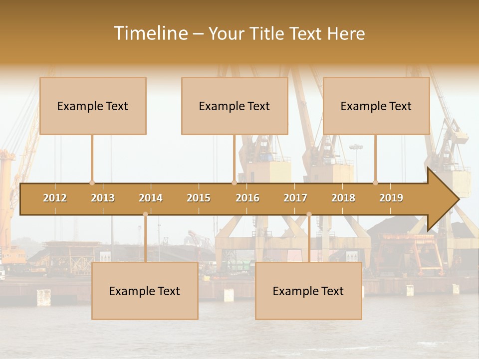 Carrier Transportation Industry PowerPoint Template