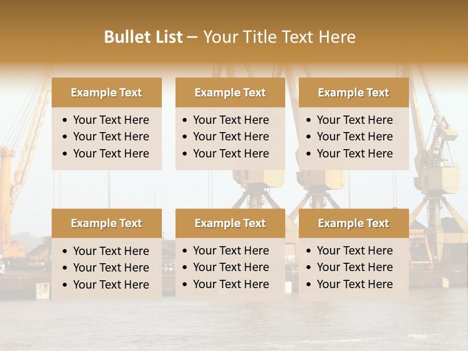 Carrier Transportation Industry PowerPoint Template