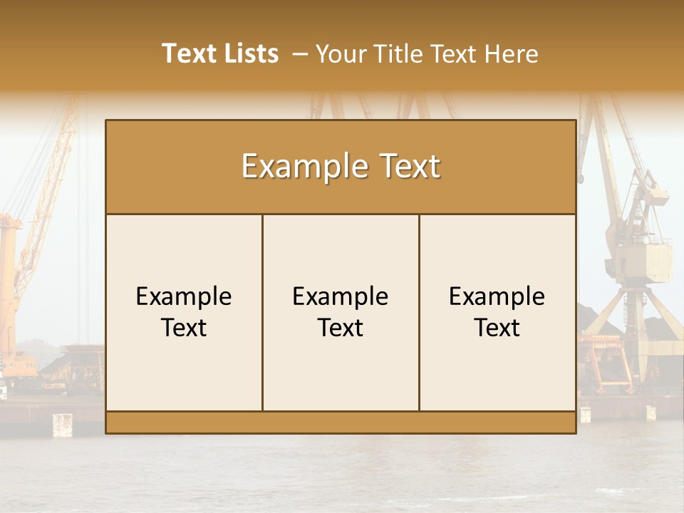 Carrier Transportation Industry PowerPoint Template