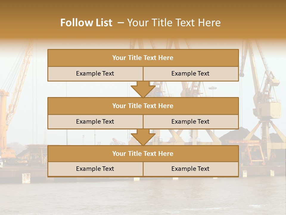 Carrier Transportation Industry PowerPoint Template
