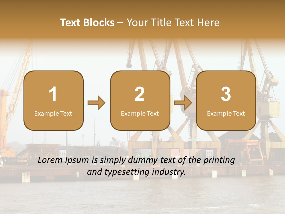 Carrier Transportation Industry PowerPoint Template