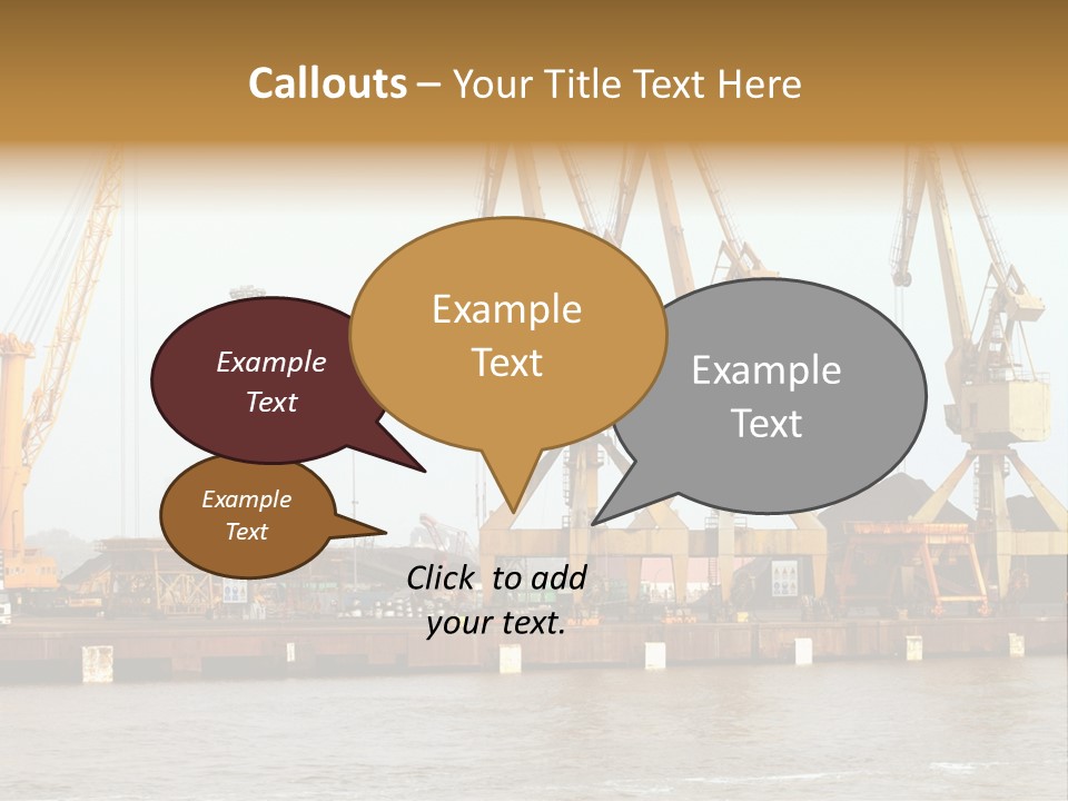 Carrier Transportation Industry PowerPoint Template