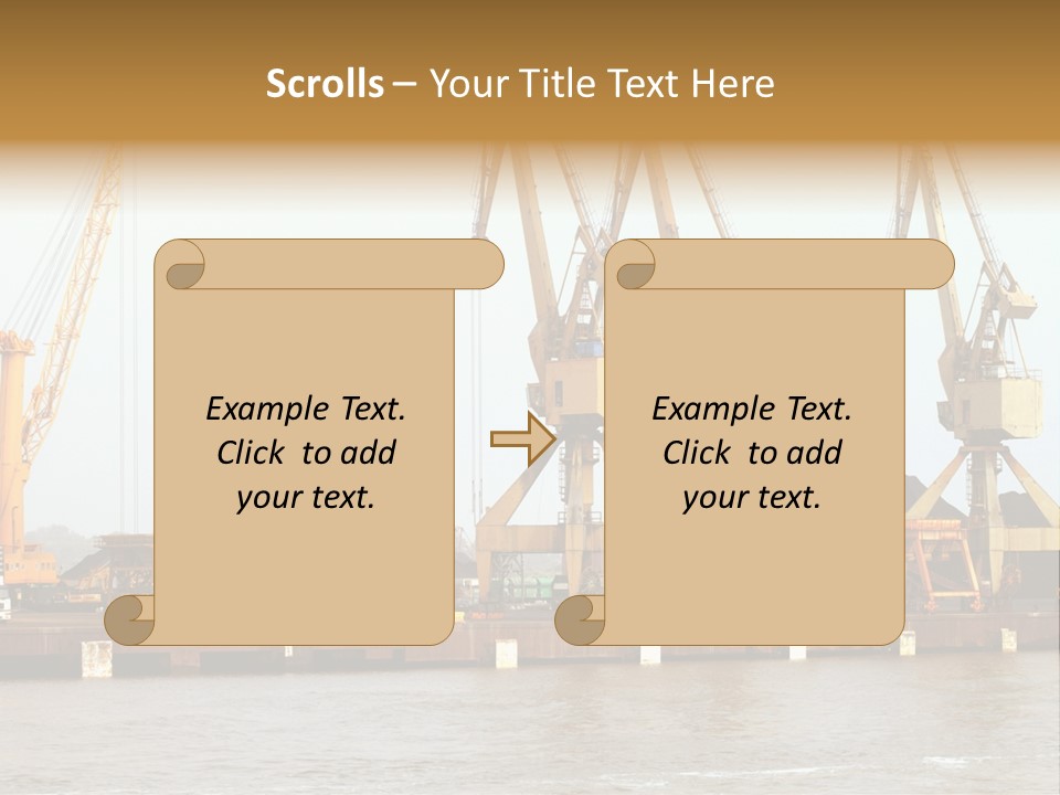 Carrier Transportation Industry PowerPoint Template