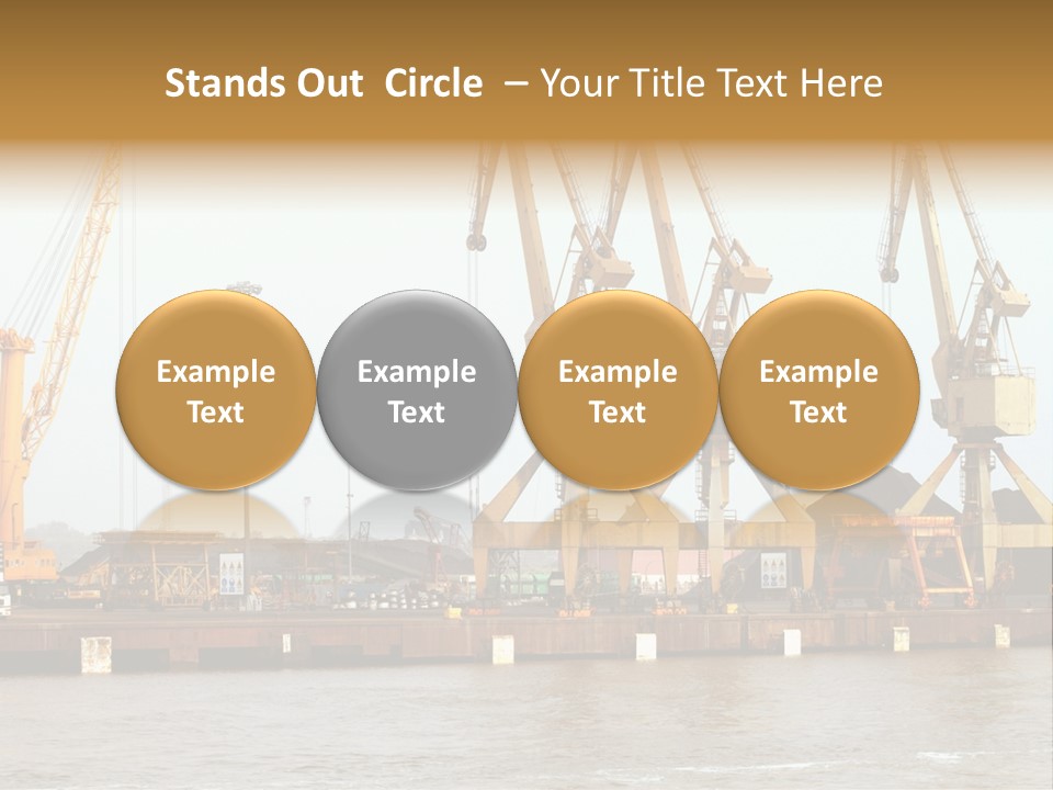 Carrier Transportation Industry PowerPoint Template