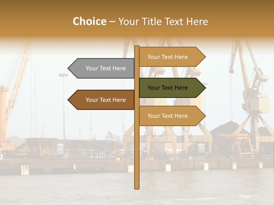 Carrier Transportation Industry PowerPoint Template
