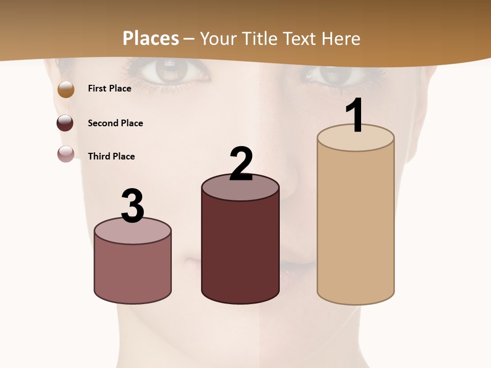 Lips Beautiful Face PowerPoint Template