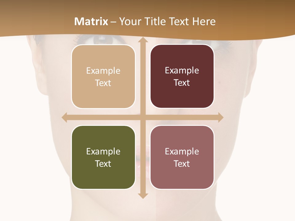 Lips Beautiful Face PowerPoint Template