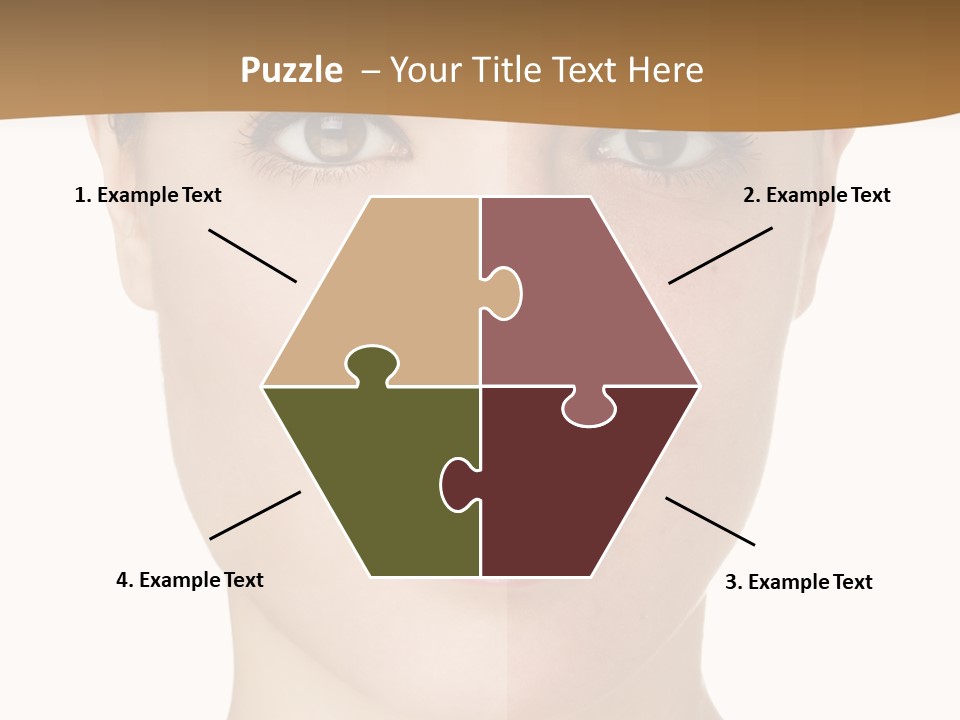 Lips Beautiful Face PowerPoint Template