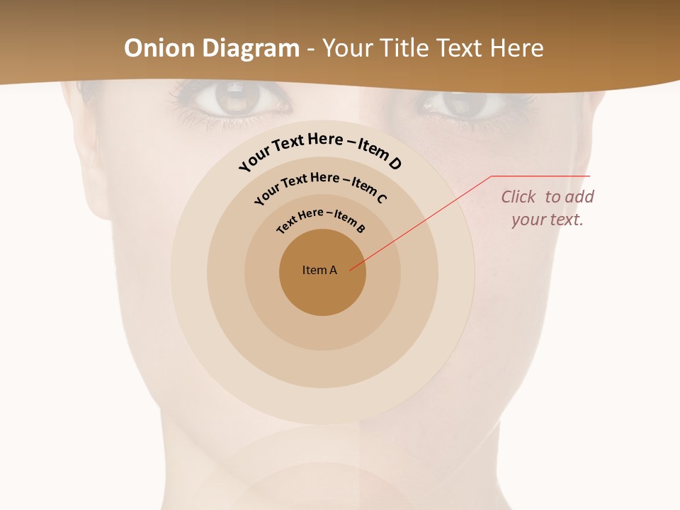 Lips Beautiful Face PowerPoint Template