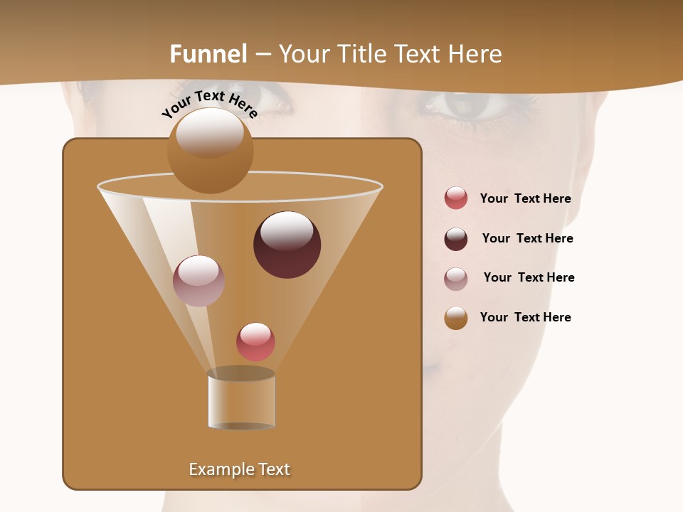 Lips Beautiful Face PowerPoint Template