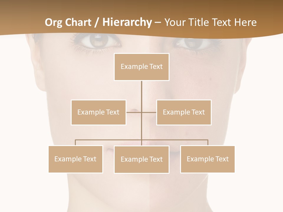 Lips Beautiful Face PowerPoint Template