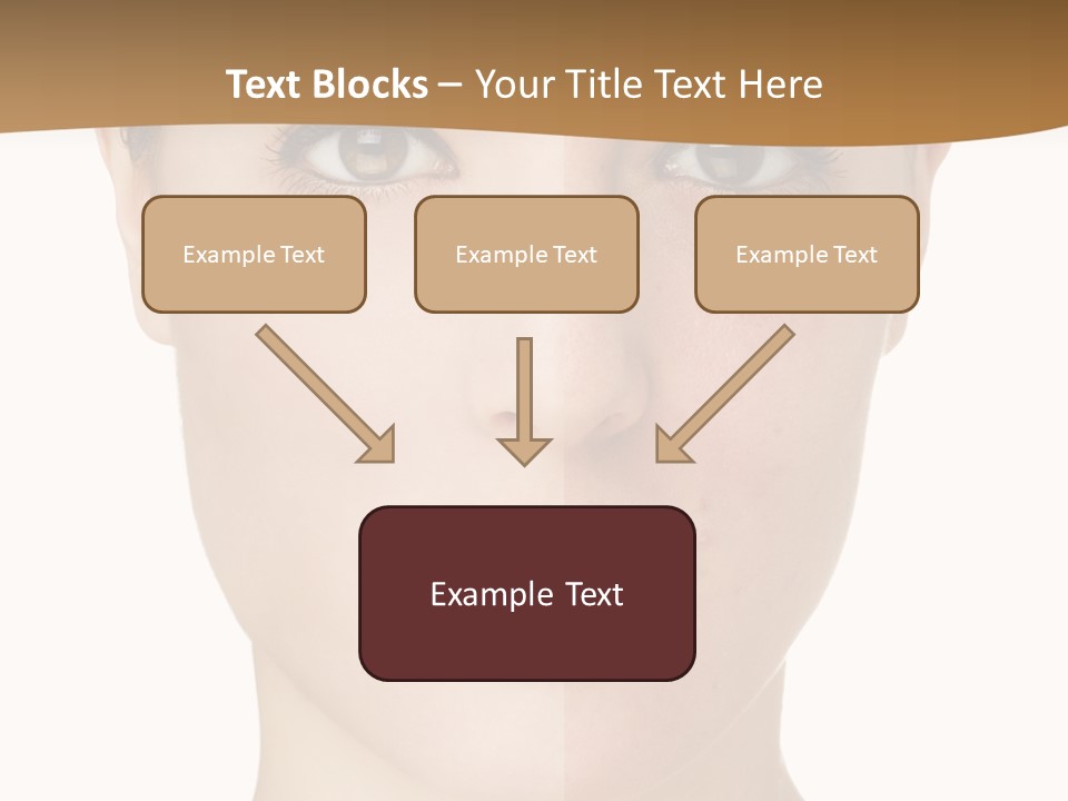 Lips Beautiful Face PowerPoint Template
