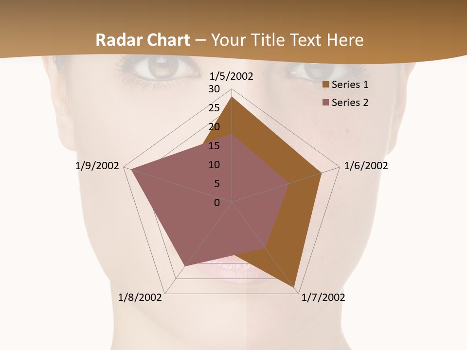 Lips Beautiful Face PowerPoint Template