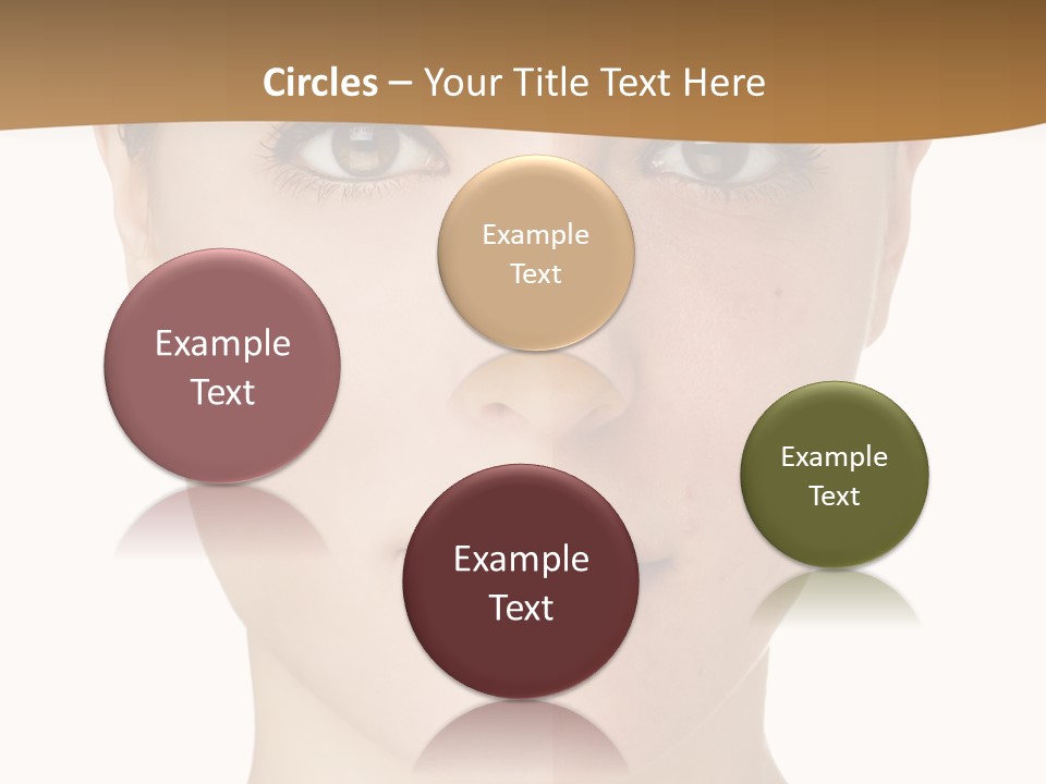 Lips Beautiful Face PowerPoint Template