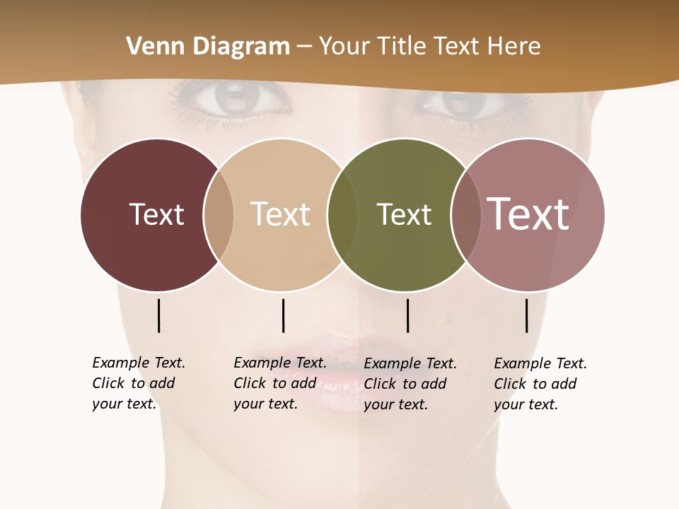 Lips Beautiful Face PowerPoint Template