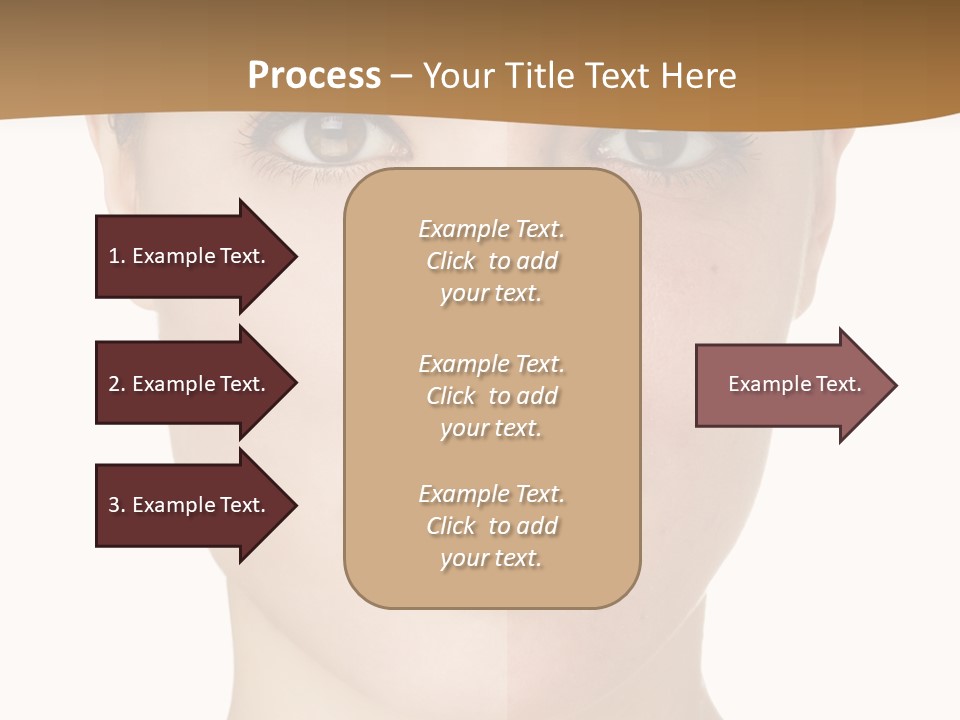 Lips Beautiful Face PowerPoint Template