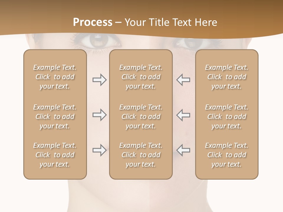 Lips Beautiful Face PowerPoint Template