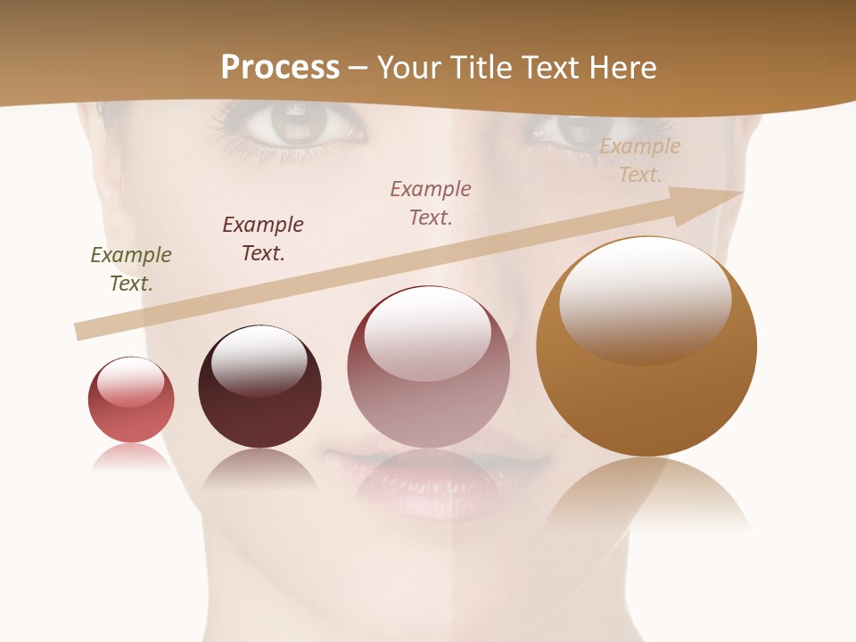 Lips Beautiful Face PowerPoint Template