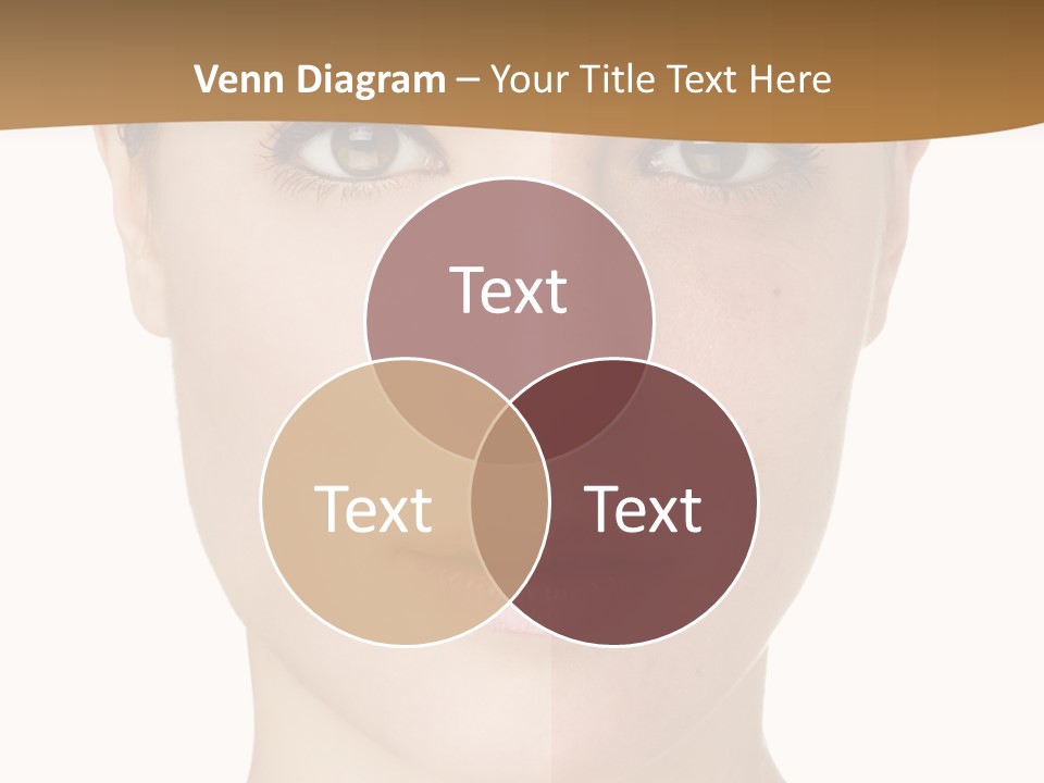 Lips Beautiful Face PowerPoint Template