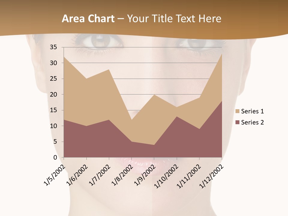 Lips Beautiful Face PowerPoint Template