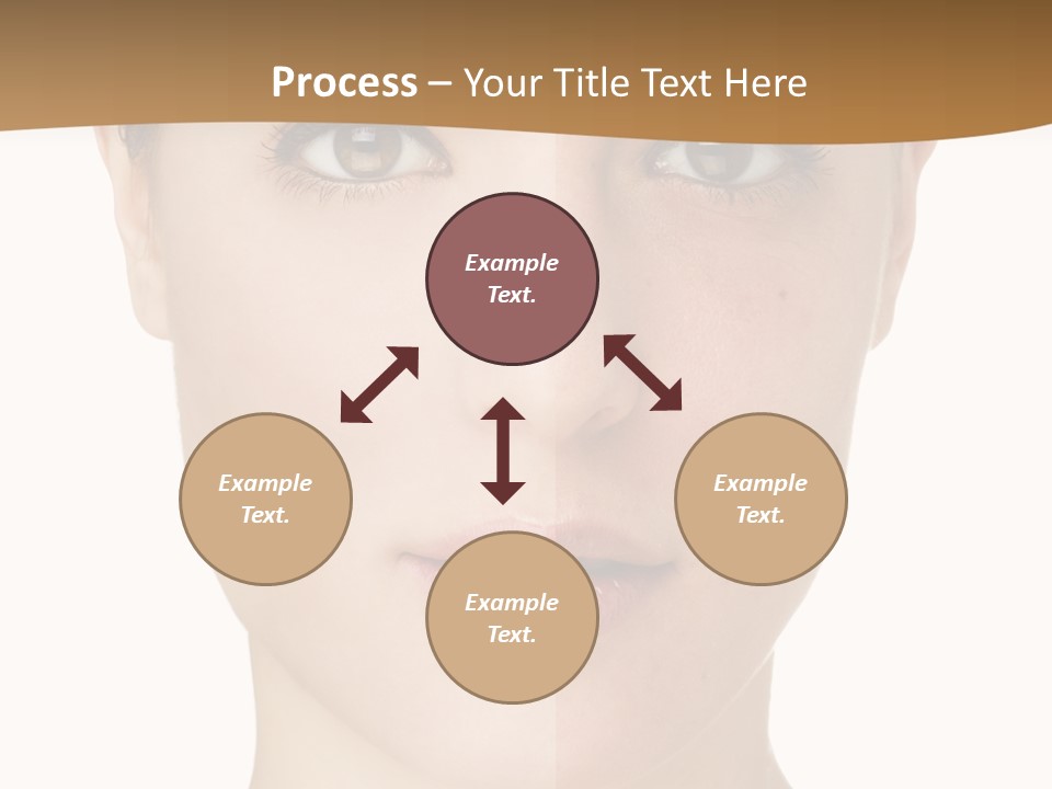 Lips Beautiful Face PowerPoint Template