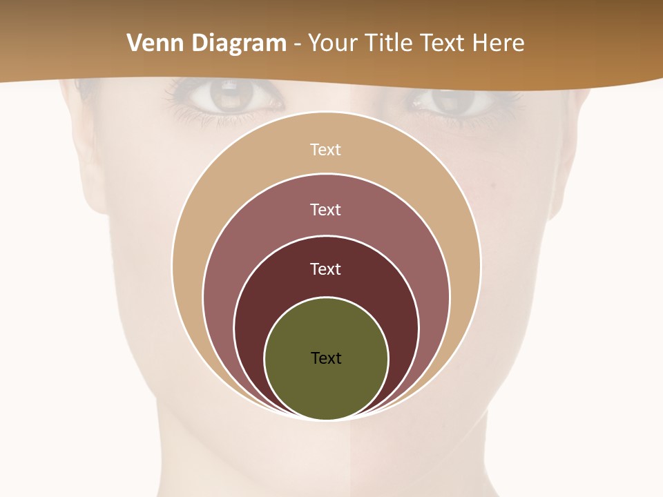 Lips Beautiful Face PowerPoint Template