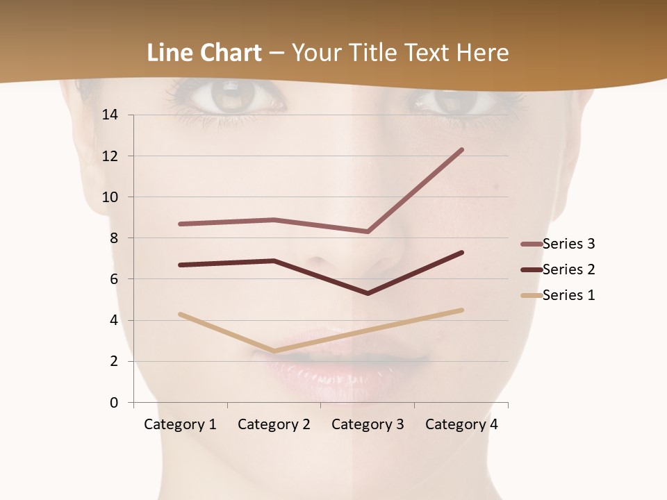 Lips Beautiful Face PowerPoint Template