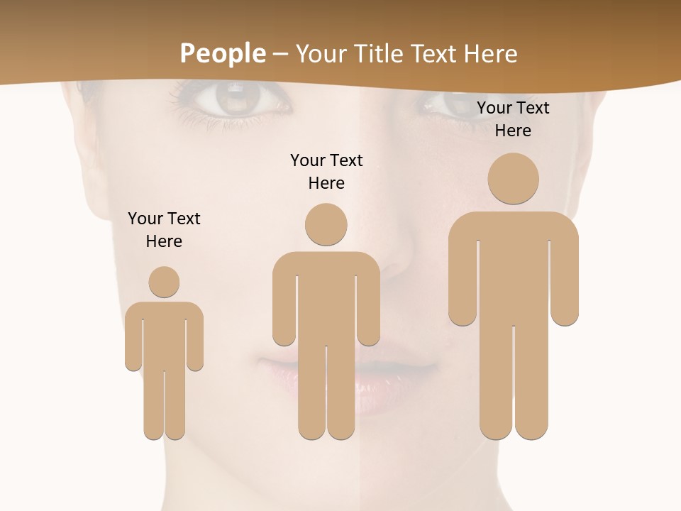 Lips Beautiful Face PowerPoint Template