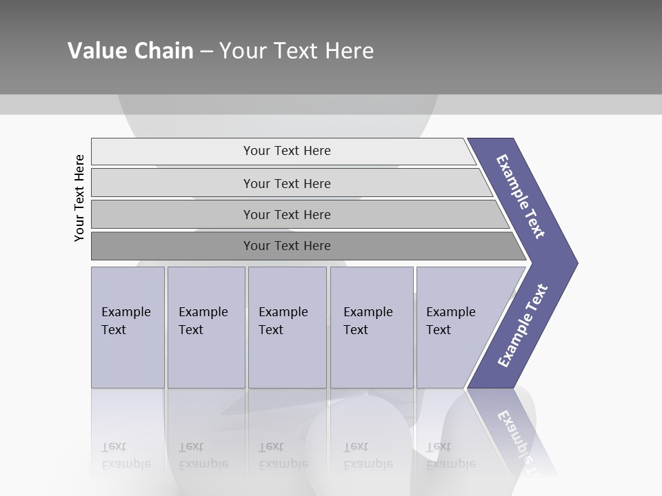 White Tablet Grey PowerPoint Template