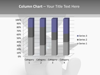 White Tablet Grey PowerPoint Template