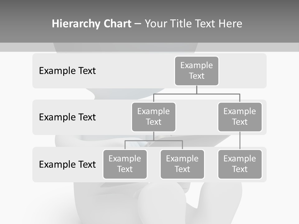 White Tablet Grey PowerPoint Template