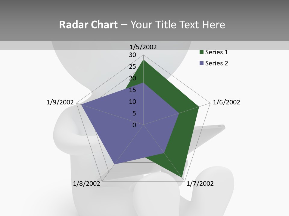 White Tablet Grey PowerPoint Template