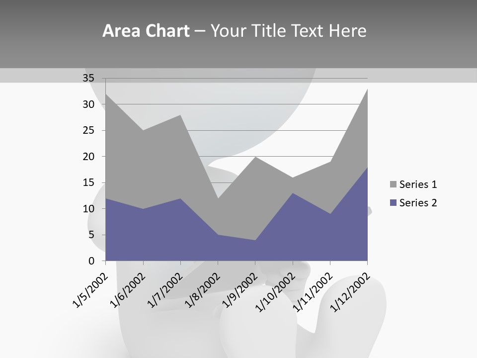 White Tablet Grey PowerPoint Template