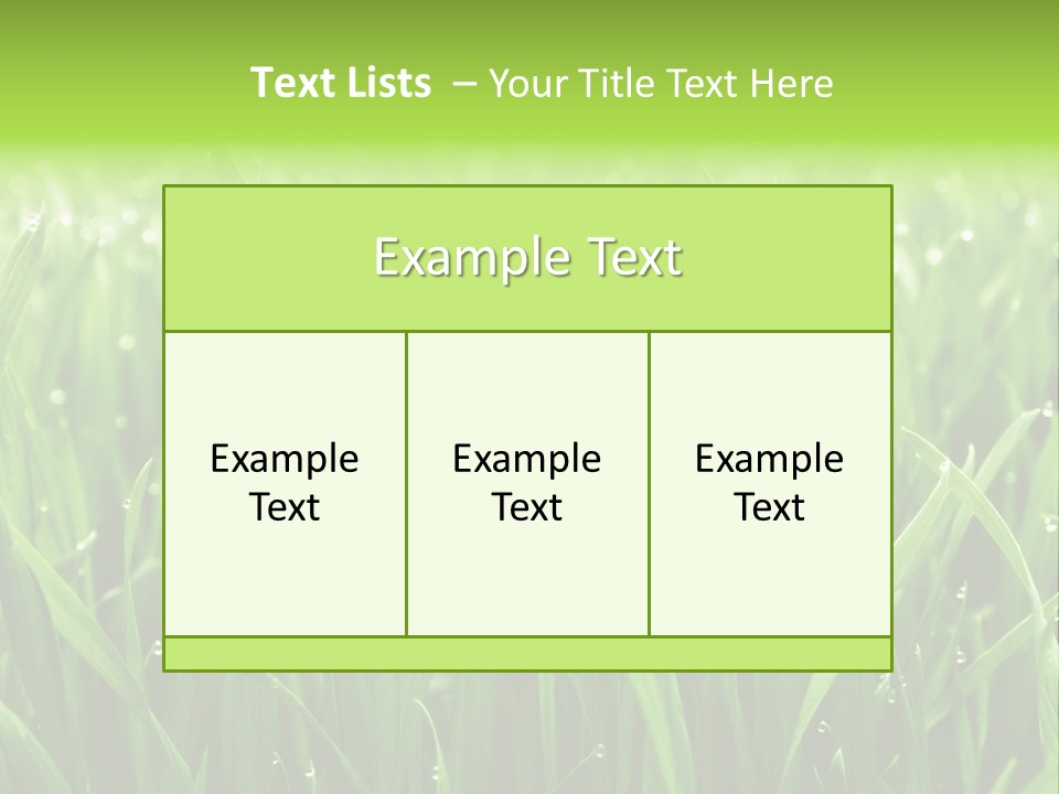 Season Contrast Moist PowerPoint Template