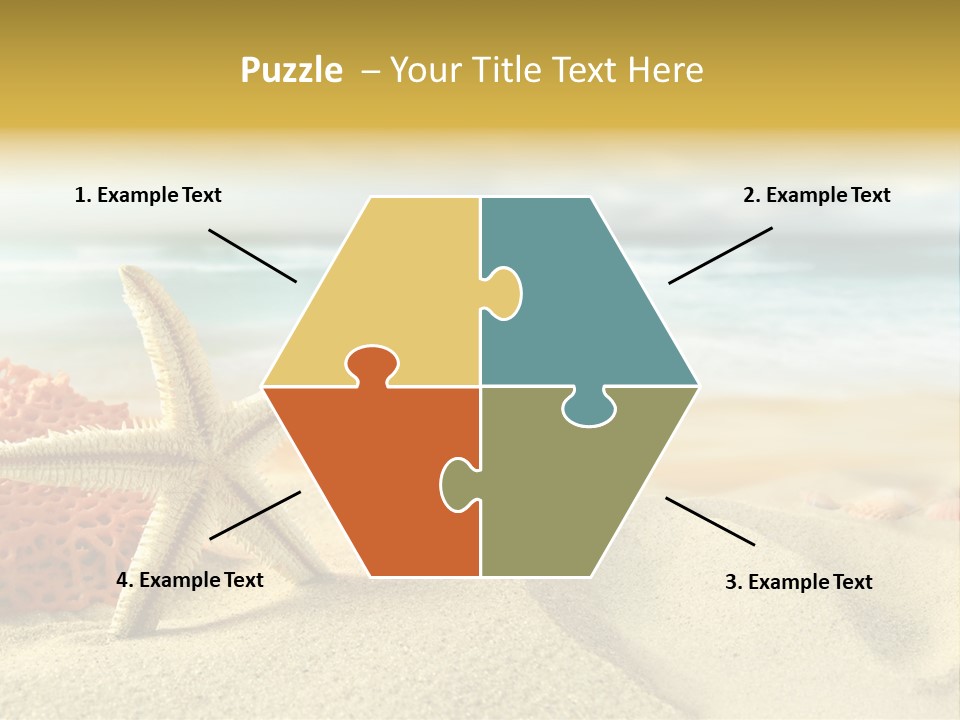 Exotic Shells Paradise PowerPoint Template