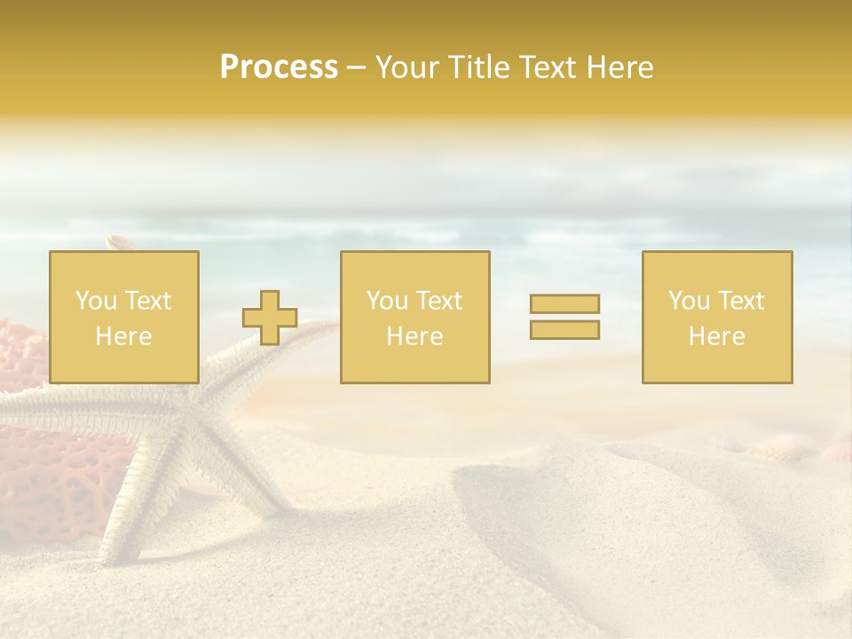 Exotic Shells Paradise PowerPoint Template