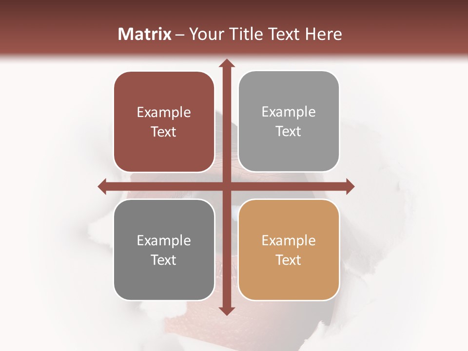 Examining Hole Danger PowerPoint Template