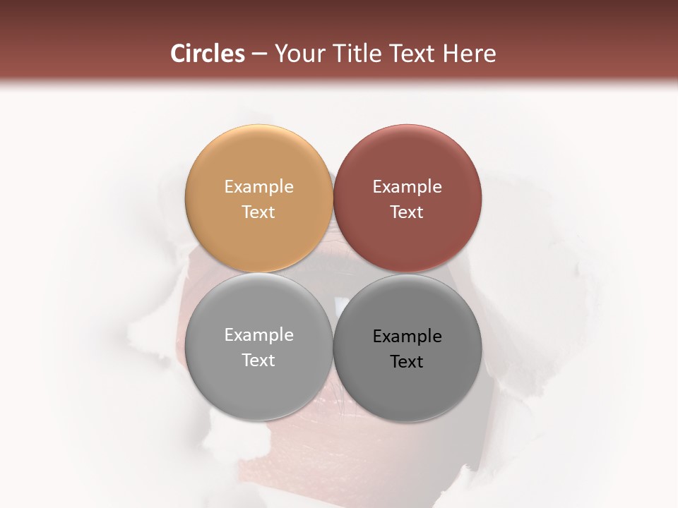 Examining Hole Danger PowerPoint Template