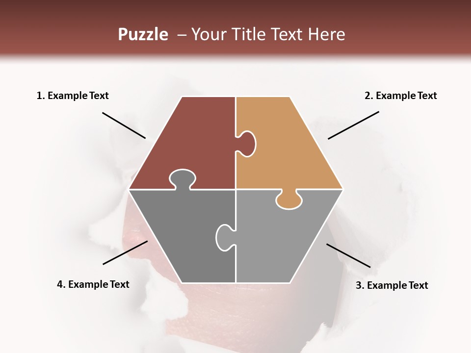 Examining Hole Danger PowerPoint Template