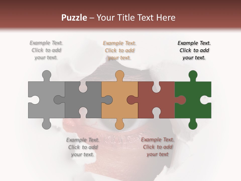 Examining Hole Danger PowerPoint Template
