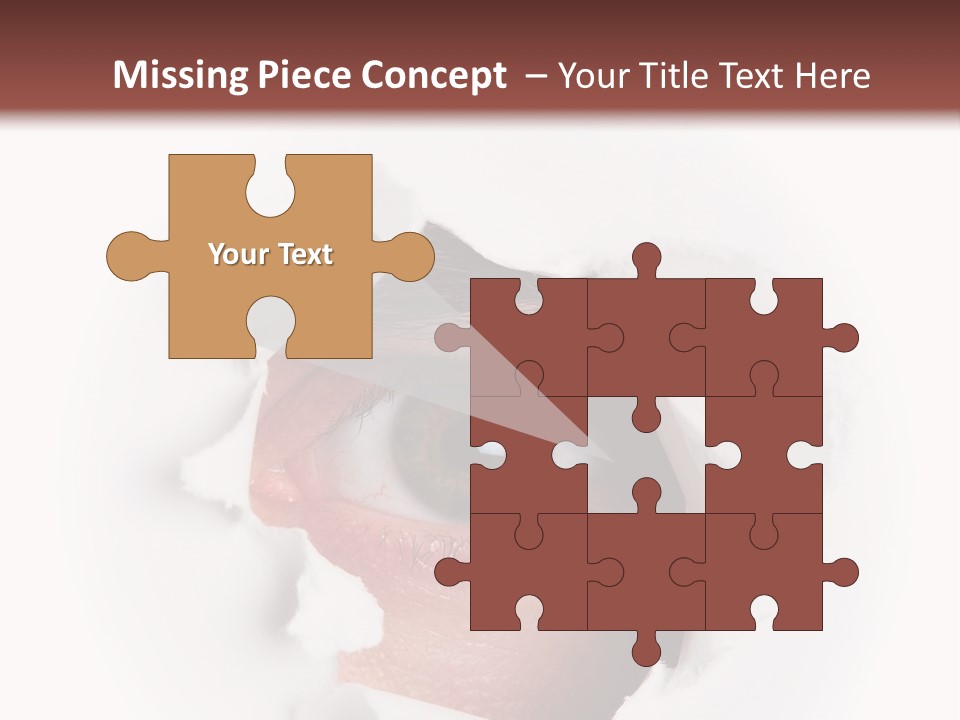 Examining Hole Danger PowerPoint Template