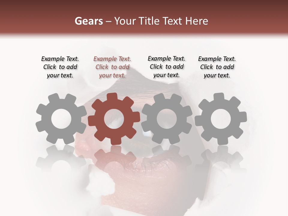 Examining Hole Danger PowerPoint Template